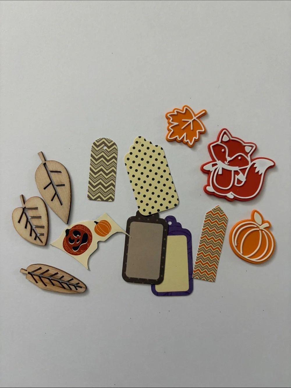 Halloween Scrapbook Mixed Lot Crafts, Stamps  Paper Stickers Bags Washi Tape